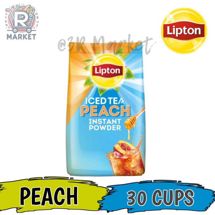

Lipton Iced Tea Peach Instan Powder