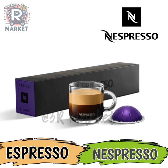 

Nespresso Vertuo Altissio Espresso Coffee Capsule / Kapsul Kopi