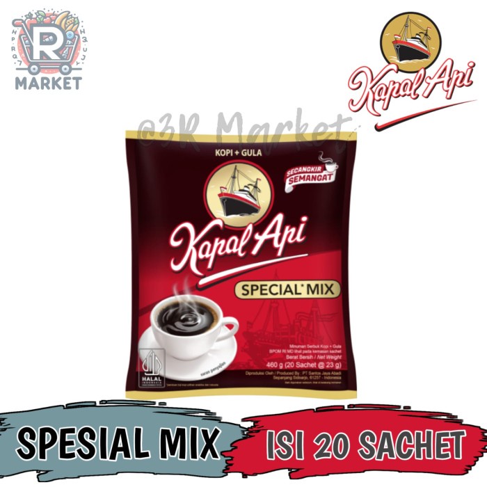 

Kopi Kapal Api Spesial Mix Isi 20 Sachet