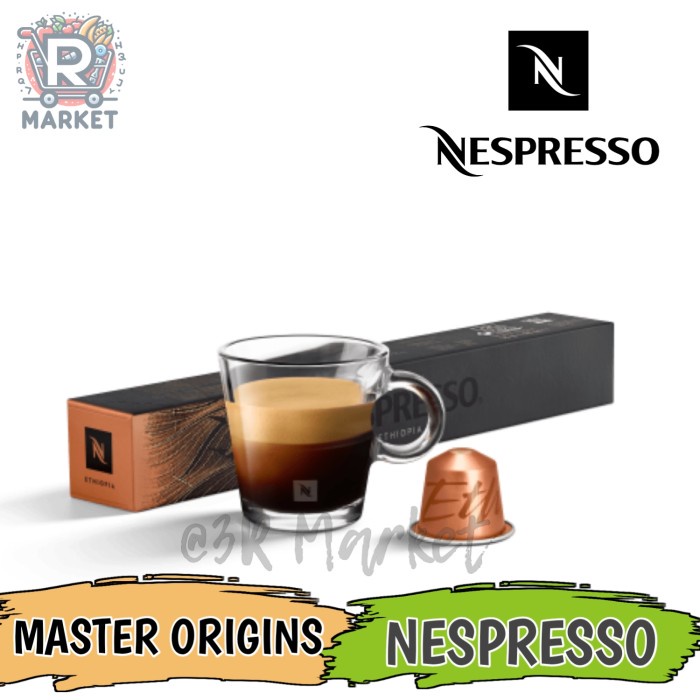 

Nespresso Master Origins Ethiopia Coffee Capsule / Kapsul Kopi