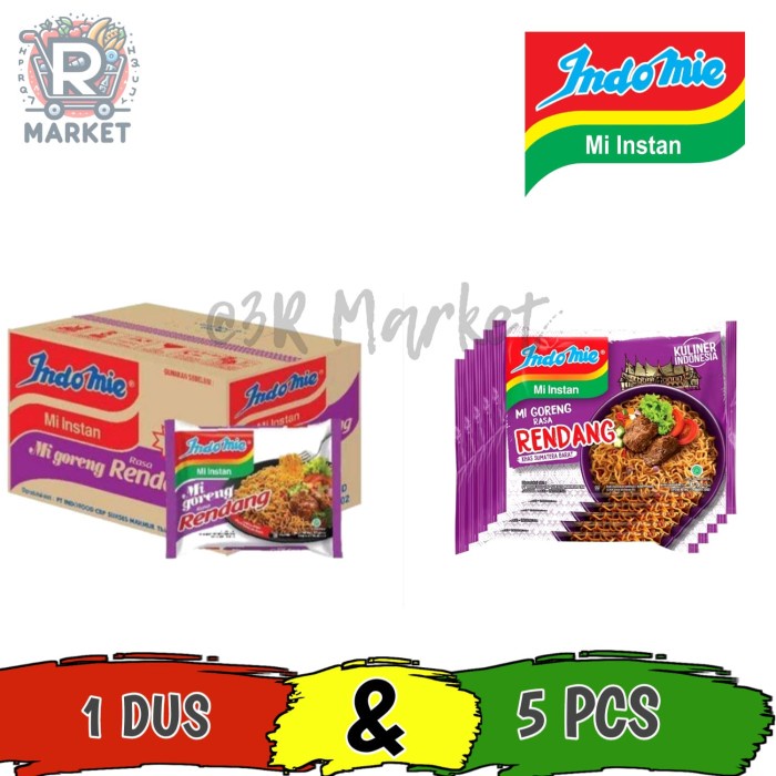 

Indomie Mi Goreng Rasa Rendang 5 pcs / 1 Dus
