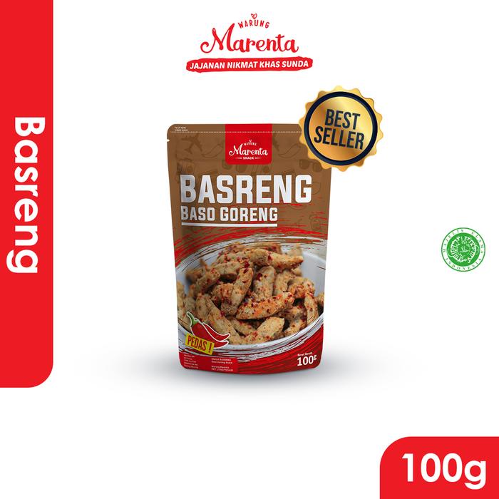 

YQ752 Warung Marenta Basreng Baso Goreng Cemilan instan Kerupuk Gurih (100gr) BIG SALE