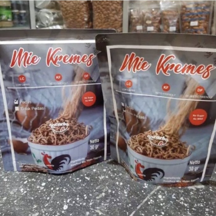 

EJ907 Mie kremes instan cemilan keto debm TERMURAH
