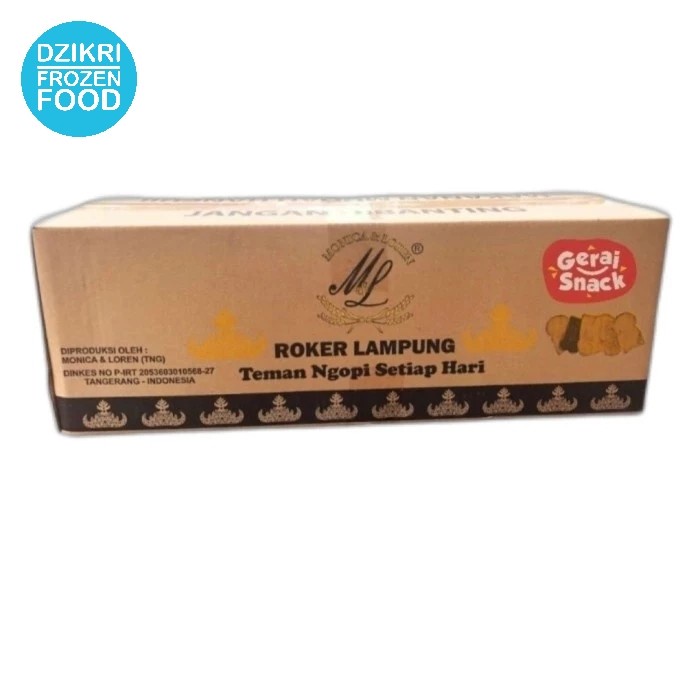 

DISKON Dus Roker Roti Kering Monica & Loren isi 8 Pack Oleh-oleh Lampung HC206