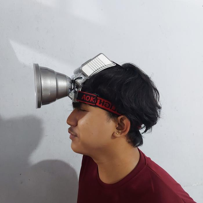 Goldenelectric Senter Kepala Led Cree Cahaya Putih Kuning 250W Aoki Ak H250