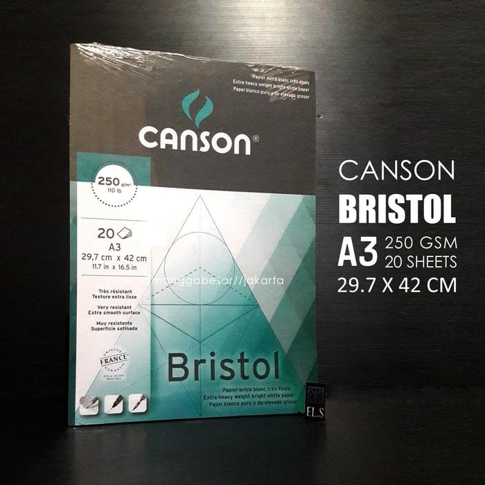 

TERBARU Canson Bristol A3 Drawing Pad 250 Gsm PROMO!