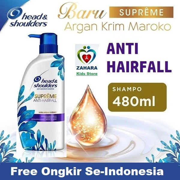 Head and Shoulders Supreme Anti Hairfall 480 ml Head & Shoulder 480ml