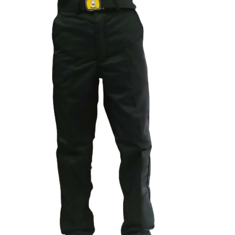 Celana seragam Sekolah SMP MTS Biru, Putih, hitam Pria