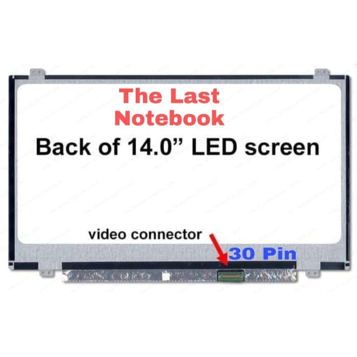Layar Lcd Led Laptop Nt140Whm-N31 Lp140Whu Nt140Whm-N41 Ltn140At35 Kode 963