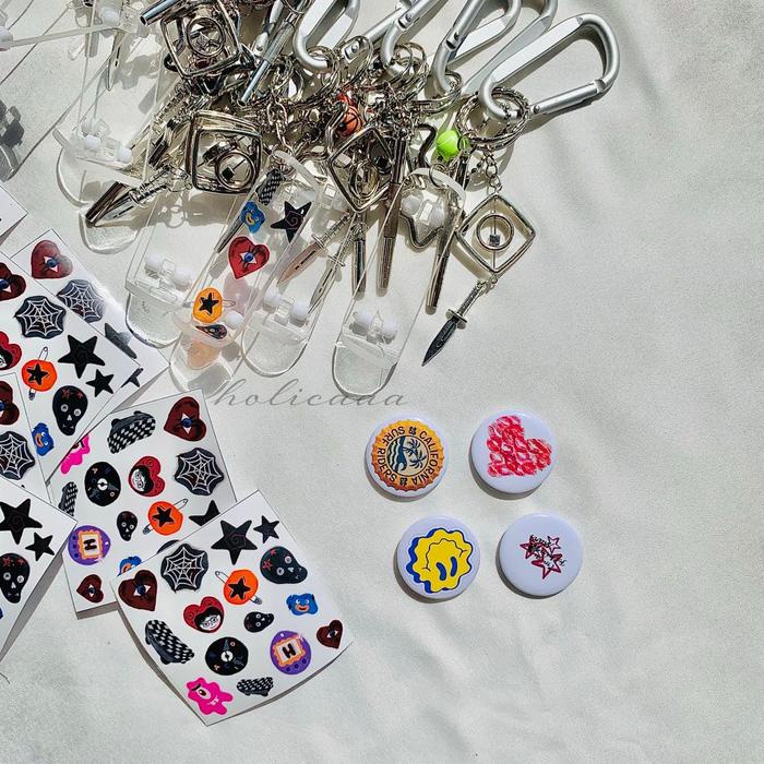 CARABINER KALCER / CARABINER SKENA / KEYCHAIN CARABINER / GANTUNGAN CELANA labubu bag guitar