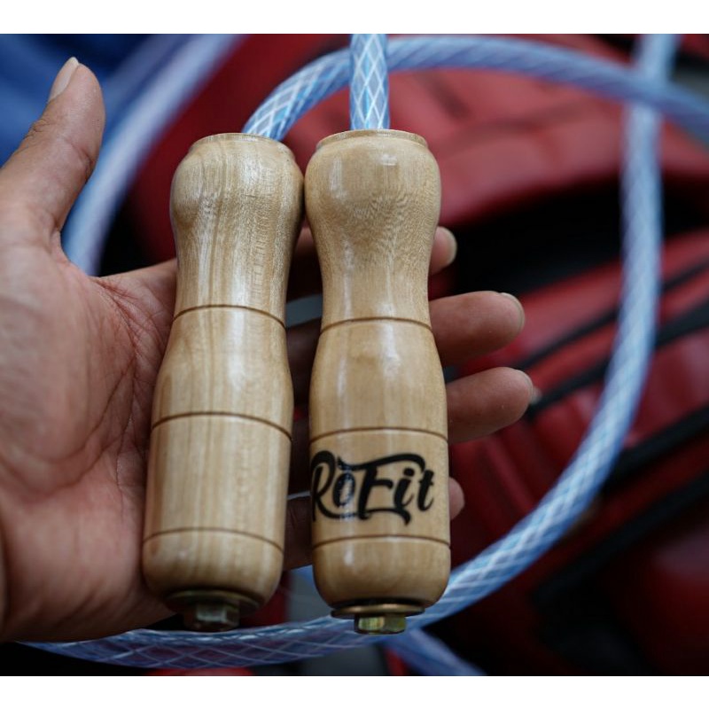 Lompat Tali Skipping jump Rope Selang weighted berat boxing tinju Rofit