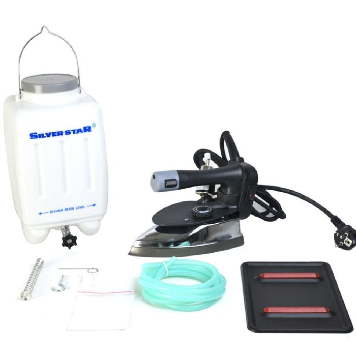 Setrika Uap Listrik Silver Star Es-300-Ii Eunsung Korea Untuk Laundry