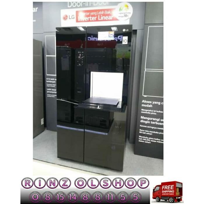 KULKAS SIDE BY SIDE LG GC-C247UGUV KULKAS INVERTER LINEAR