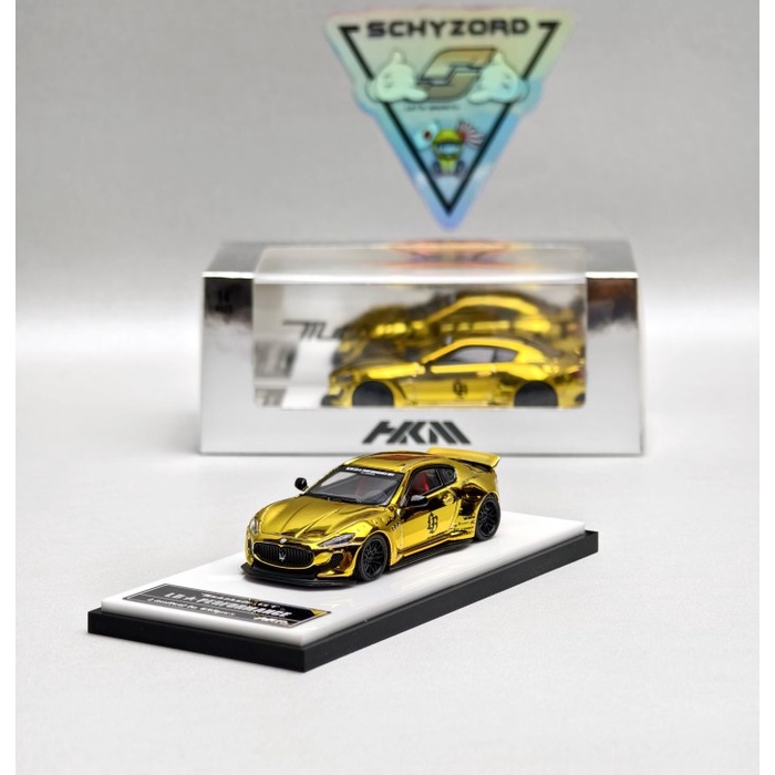 PROMO HKM LBWK MASERATI GRANTURISMO GTS LB PERFORMANCE WORKS LIMITED EDITION ELECTROPLATE GOLD READY