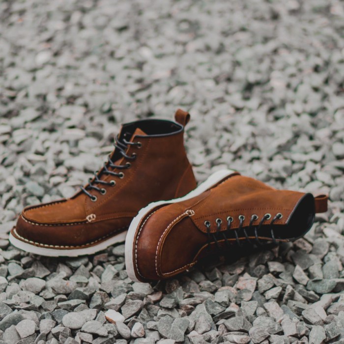 Dresto- Sepatu Boots Kulit - Vigos Delta Darkbrown
