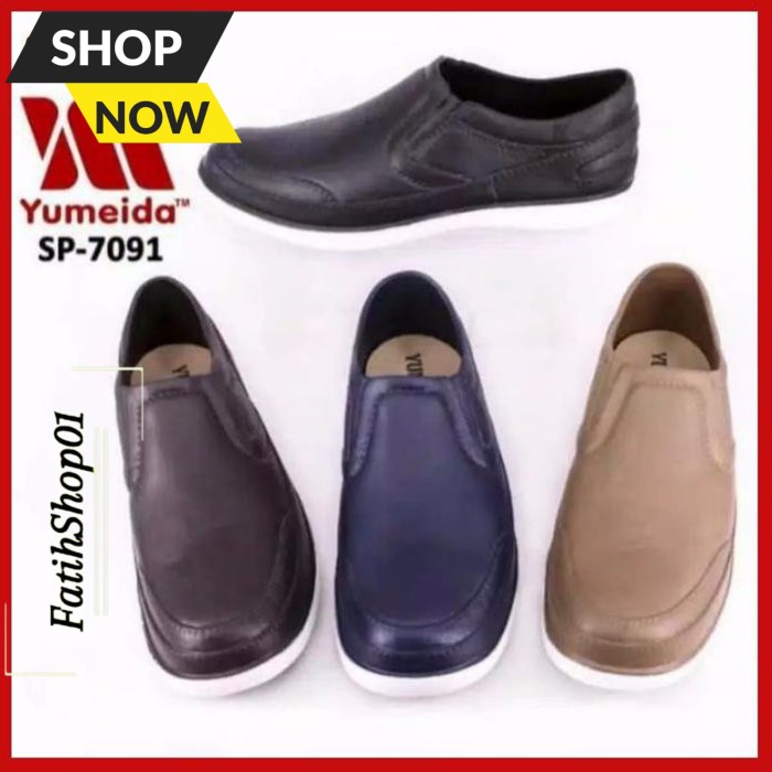Dresto- Sepatu Pria Karet Yumeida 7091 38-43 - Sepatu Karet Pria Yumeida