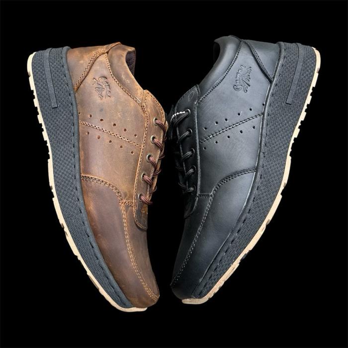 Tapak- Sepatu Kulit Pria Sepatu Kulit Asli Pria Sneakers Kulit Asli Sepatu Kulit Asli