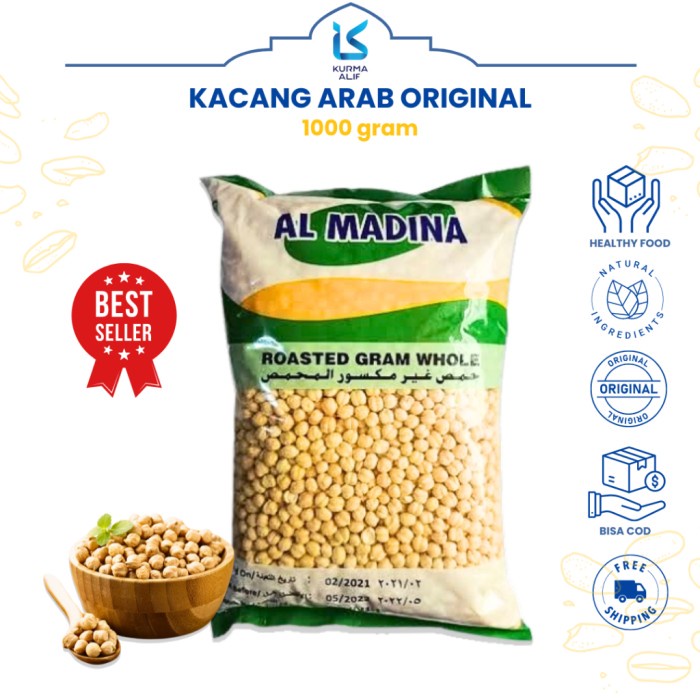 

Kacang Arab India 1 Kg Oleh Oleh Haji Umroh