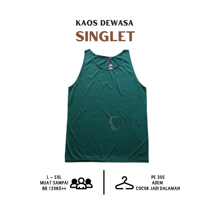 Singlet Kaos Dalam Jumbo Oversize Pria Wanita (XL - 5XL) -AmanahJaminan