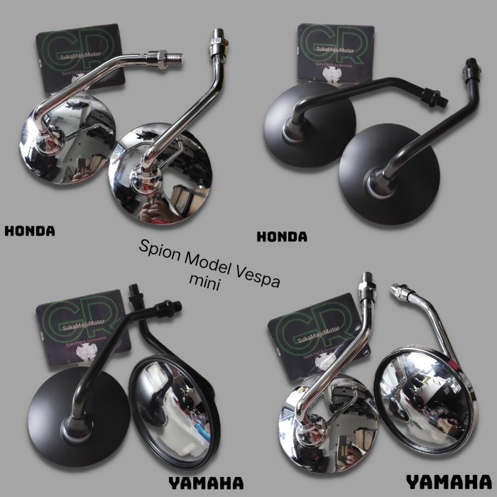 Spion bulat Model vespa spion classic drat Honda Yamaha universal