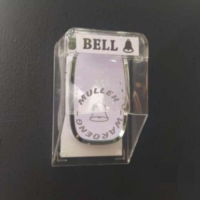 

BERKUALITAS COVER BEL PELINDUNG HUJAN DOOR BELL WIRELESS OUTDOOR BAHAN AKRILIK BEL