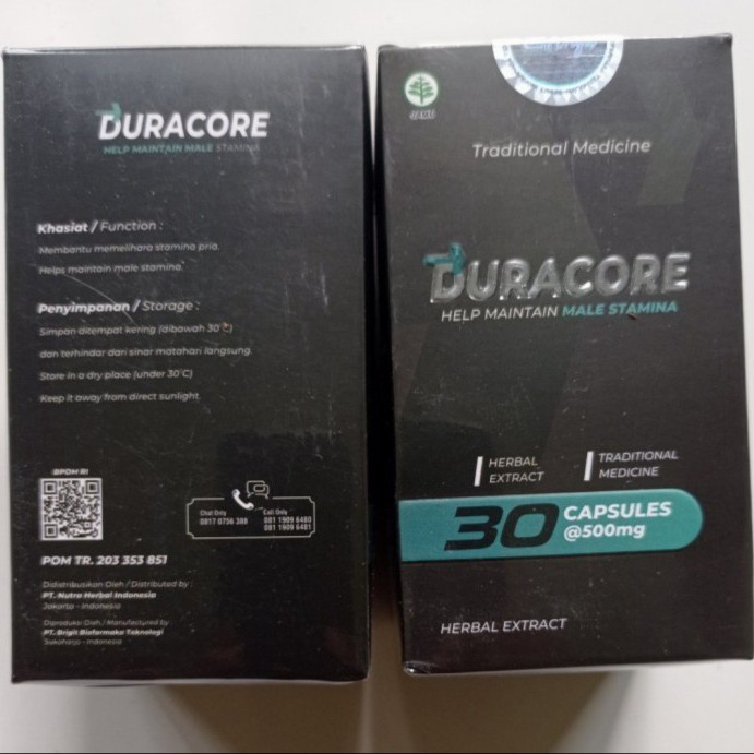 Duracore Asli Herbal 100% Obat Kuat Stamina Pria Original Bpom