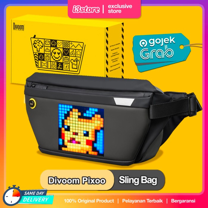 WTS- Divoom Pixoo Slingbag Pixel Tas Selempang Sling Bag Led Slempang