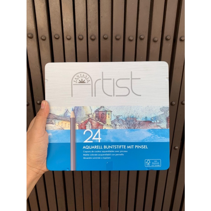 

monggo] pensil warna sisa export kaleng 24 warna ( kaleng fantasia) isinya klo ga salah fantasia jg)