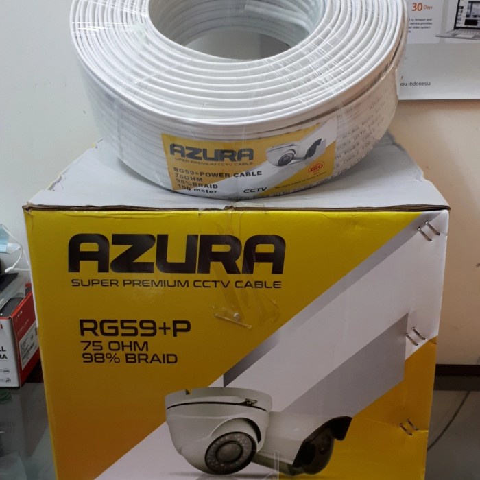 Gercep Kabel Azura Rg.59+ Power 100 Meter Cable Specialist Indoor,& Outdoor