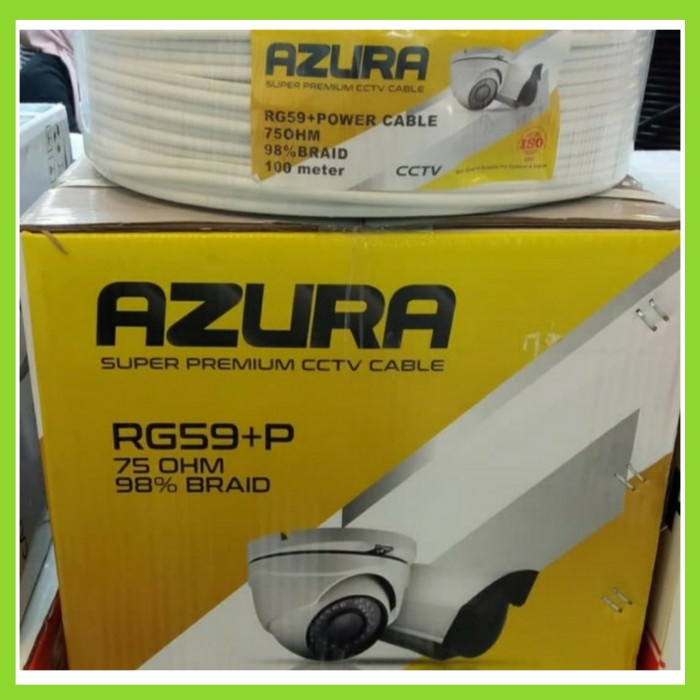 Populer Kabel Cctv Rg 59 + Power 100 Meter Kualitas Kabel Cctv Di Jamin Bagus