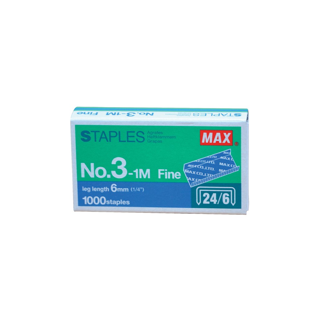 

ISI STAPLES STAPLER BESAR HEKTER MAX NO.3-1M 24/6 HD 50