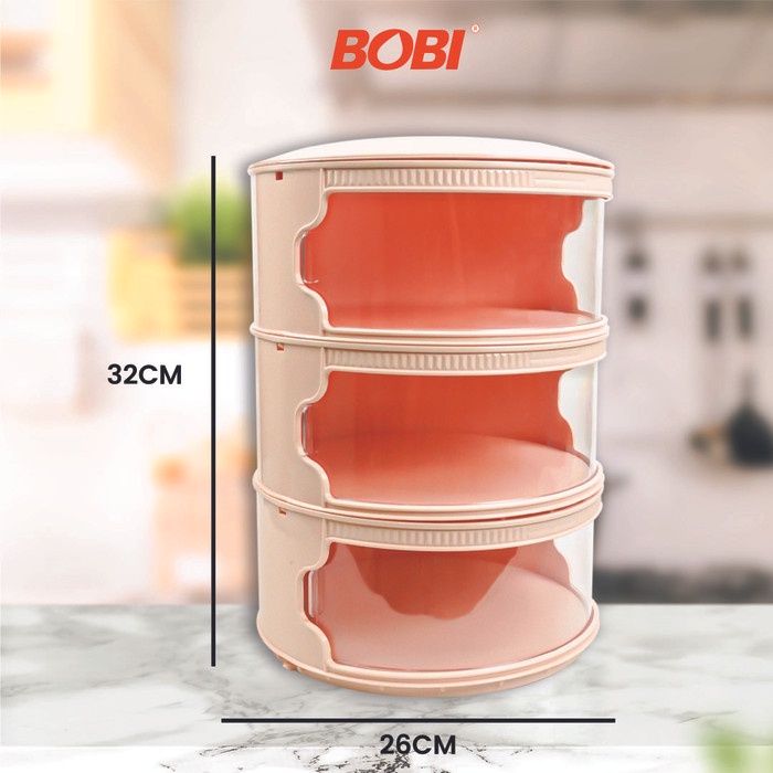 Rak Susun Makanan/Tudung Saji Tutup Tingkat / Rak Tempat Makanan Susun