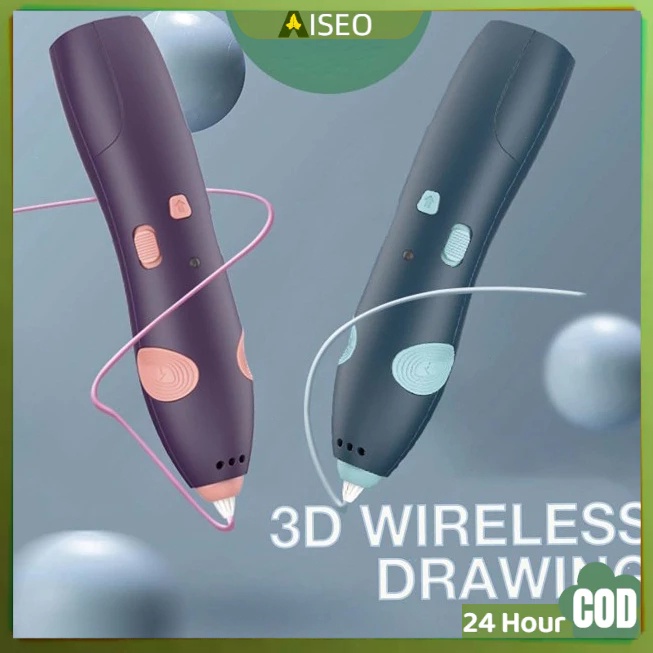 

MURAH CODWireless 3D Stereoscopic Printing Pen 3D Printer Arts Pen Making Doodle Arts Crafts / Free