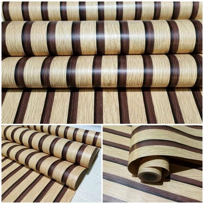 (Expert) Wallpaper Dinding Kamar Tidur BERTEKSTUR SERAT KAIN Elegan Stiker Dinding Polos