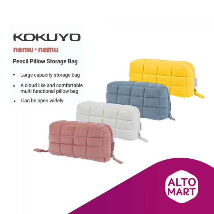 

Ready Kokuyo Nemu Nemu Pencil Pillow Storage Bag Organizer Pen Gadget Make