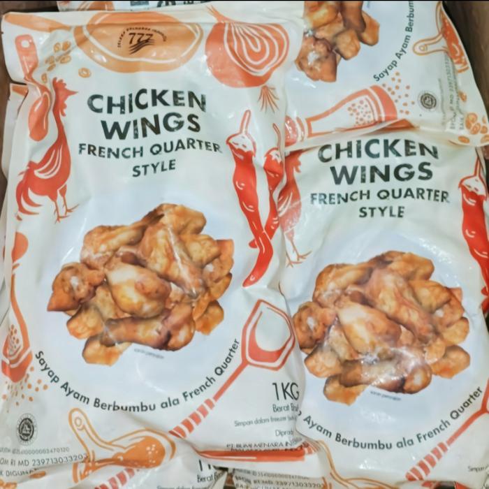 

Premium Chicken Wings French Quarter Style 1 Kg Sayap Ayam