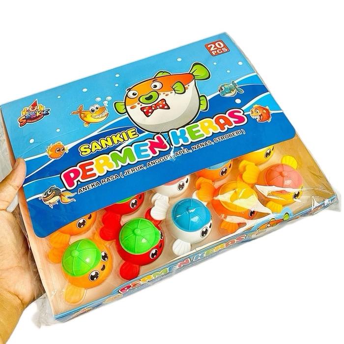 

Kuliner.Kita Permen Keras Bentuk Ikan 1 Pack Isi 20 Pcs Candy