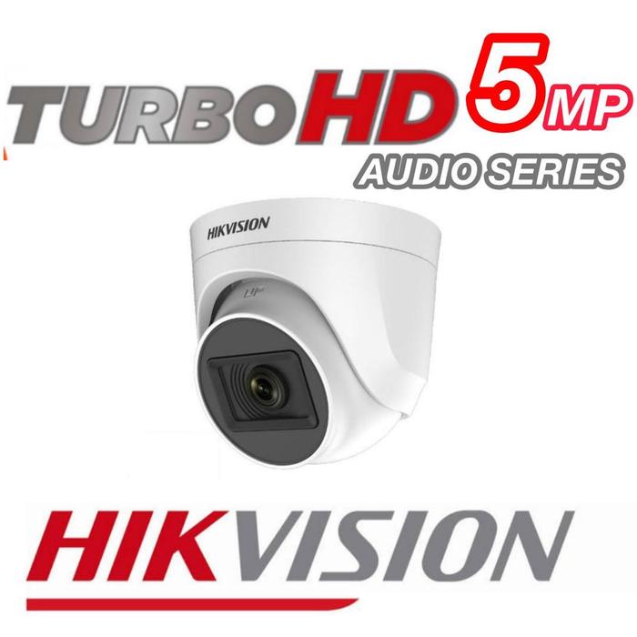 paket cctv hikvision 5mp 8 annel 6 camera turbo hd kamera cctv audio bisa rekam video dan suara