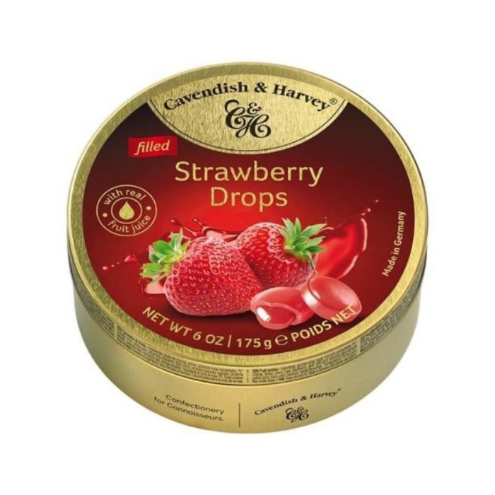 

Kuliner.Kita Cavendish & Harvey Strawberry Drops 175Gr