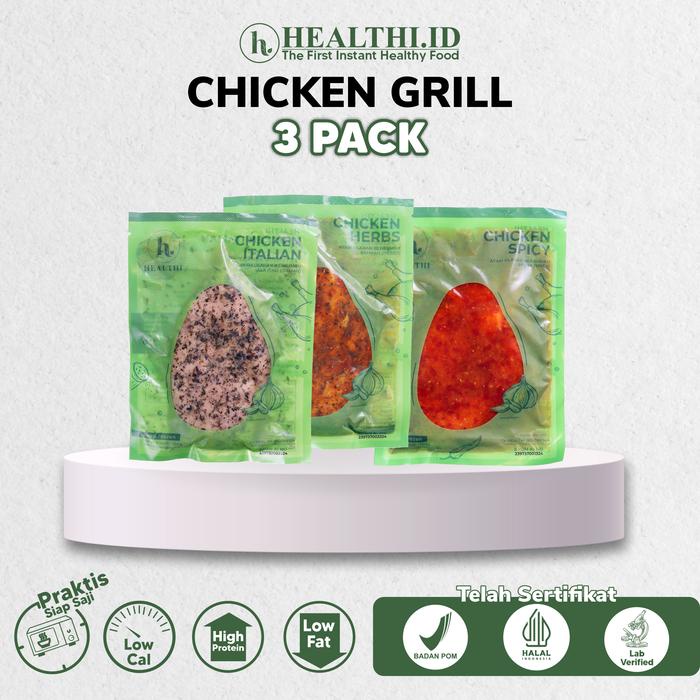 

Chicken Healthi Paket 2 Grill 3 Pcs