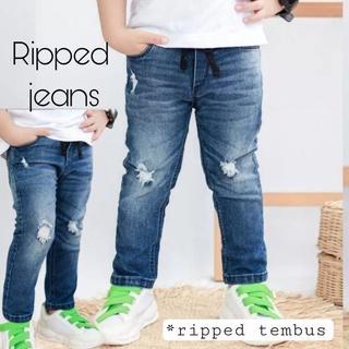 KidTren- celana ripped jeans anak ( ripped tembus)/celana panjang anak/celana ripped anak