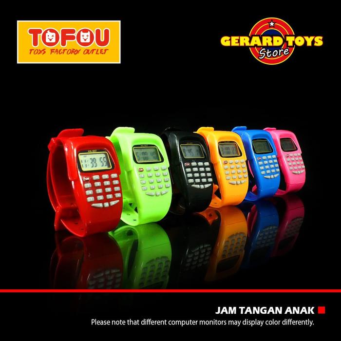 Jam Tangan Anak Digital Kalkulator Kotak MURAH BANGET