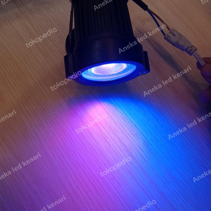 lampu sorot taman RGB 5W COB Warna Warni lampu sorot patung lukisan