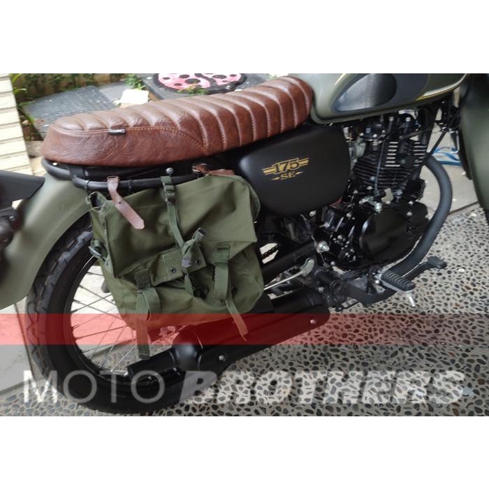 READY STOCK SIDE BAG / TAS MOTOR KAWASAKI W175 W 175 CUSTOM UNIVERSAL