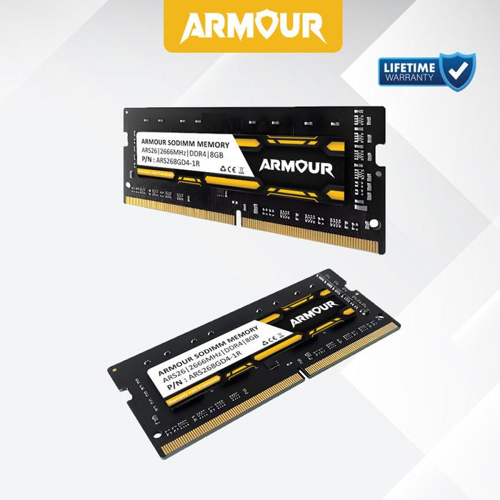 Ready RAM SODIM 8GB DDR4- MEMORY ARMOUR DDR4 SODIMM 8GB 2666MHZ