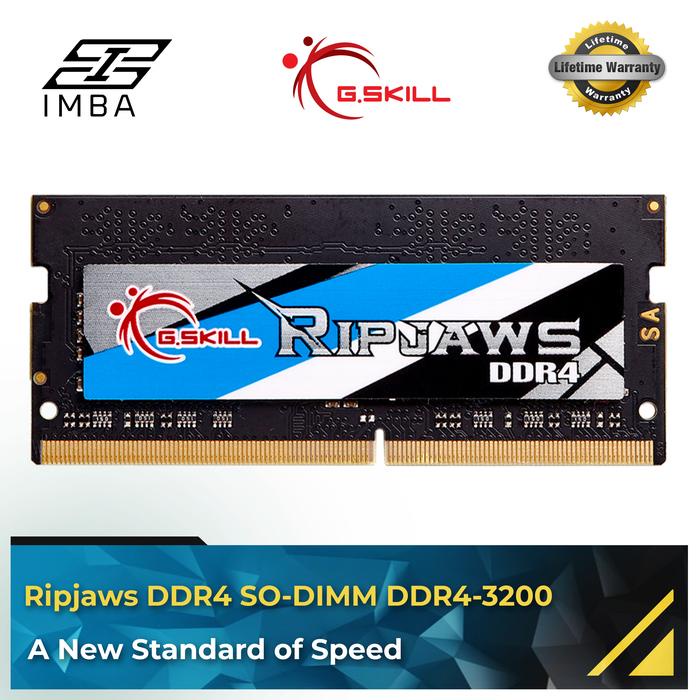 Ready G.Skill Ripjaws SODIMM 16GB (1x16GB) DDR4-3200MHz [RAM]