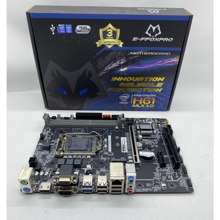 [Expert] MOTHERBOARD EFFOXPRO H61 LGA 1155 USB 3.0