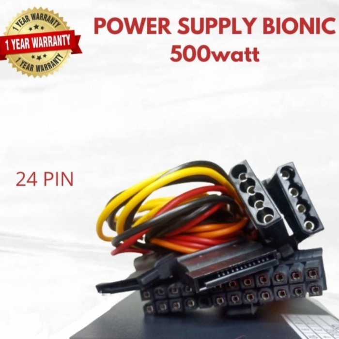 [Expert] PSU Gaming 500 Watt / Power Supply Bionic 500 Watt / PSU 500 Watt