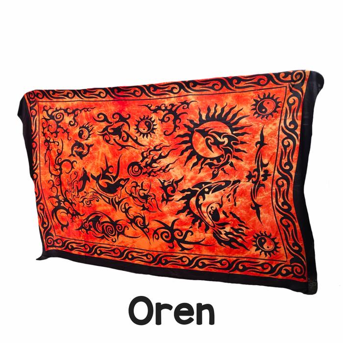 LIMITED EDITION Kain Bali Motif Tato Ukuran Jumbo 200x120 cm