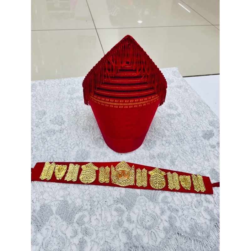 Topi Adat Batak Topi Dewasa Topi Ulos dan sortali khusus pria